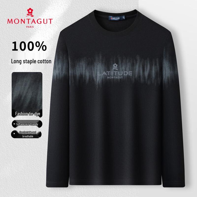 MONTAGUT Men s 100% Cotton Tie-Dye Long Sleeve T-Shirt 48