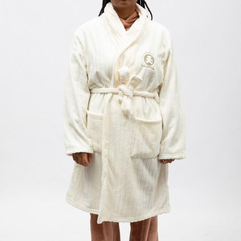 

Антрацитовый халат lulu-emyx-002 Женский LULU CASTAGNETTE L/XL белый