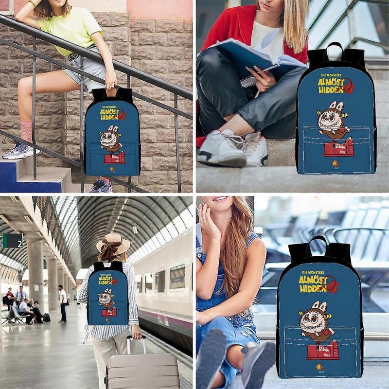 Backpack, with Multiple Organizational Compartments, Fits 15.6 Inch Notebook, for Travel, Teen, Business Work P1796