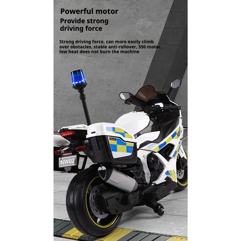 Çocuk Elektrikli Motosiklet Çift Sürücülü Çocuk Arabası Uzaktan Kumandalı Bluetooth Müzik LED Işık, Erken çocukluk eğitimi fonksiyonu