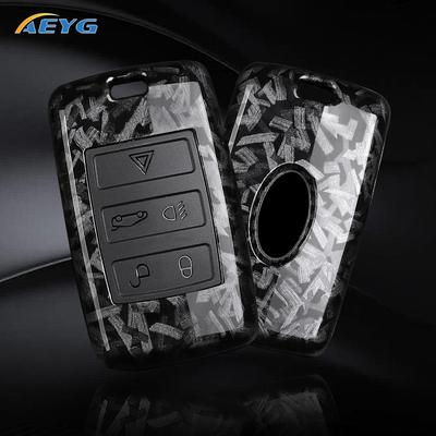 ABS Carbon Fiber Car Key Case Cover for Land Rover Range Rover Sport Evoque Freelander for Jaguar XF XJ XE XJL XF Accessories