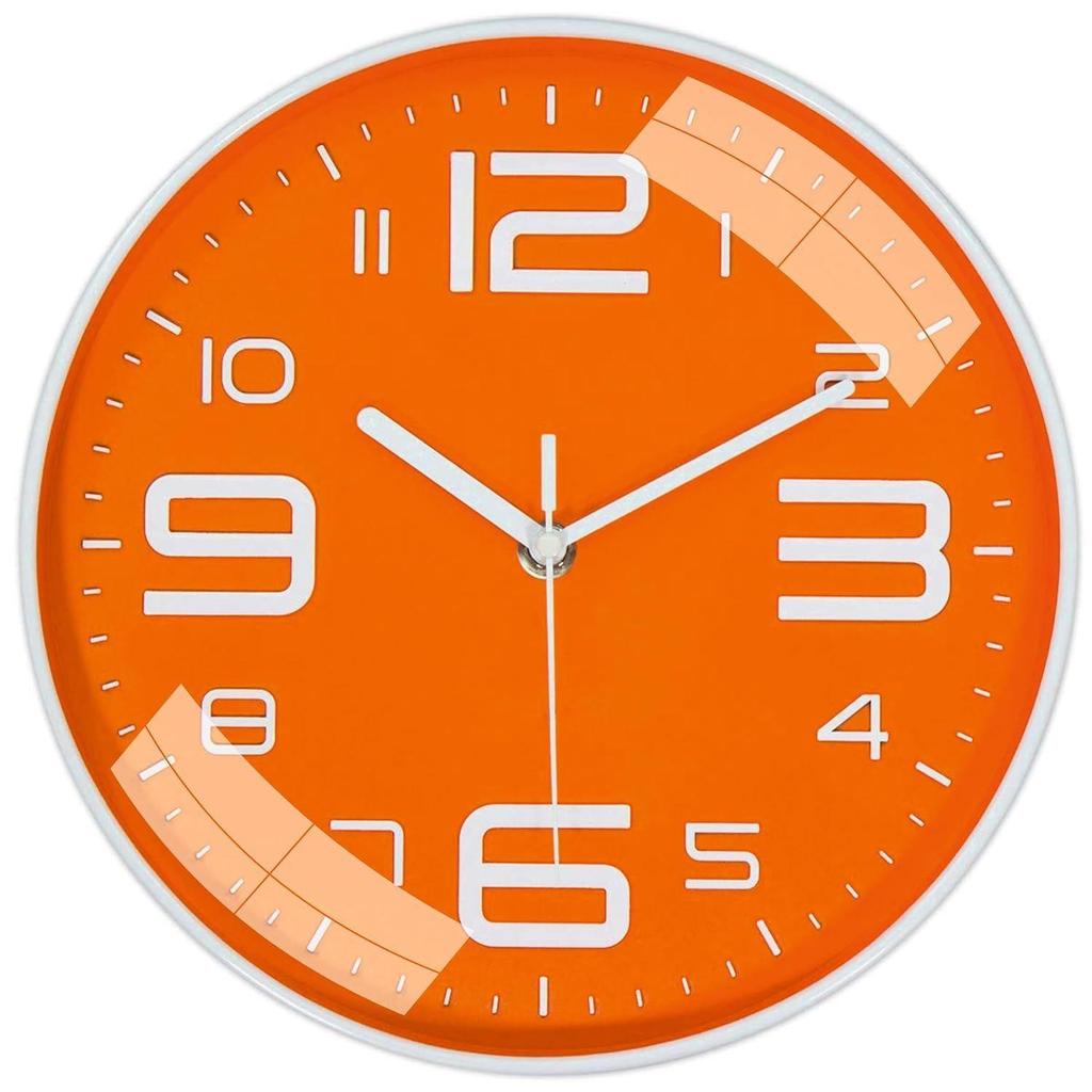 Wall Clock 12" Silent Quartz Decorative Latest Wall Clock Non-Ticking Classic Clock Battery Operated Round Easy to Read for Room/Home