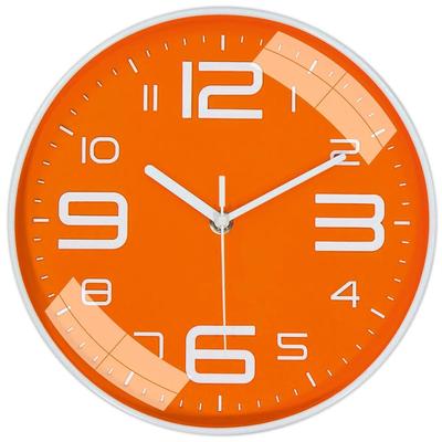 Ρολόι Τοίχου 12" Αθόρυβο Κουρδιστό Διακοσμητικό Τελευταίο Ρολόι Τοίχου Χωρίς Τικ Κλασικό Ρολόι Λειτουργεί με Μπαταρία Στρογγυλό Ευανάγνωστο για Δωμάτιο/Σπίτι