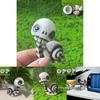 Cute Cartoon Skull Snail Sculpture Halloween Decoration Made Of Durable Resin Material
