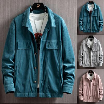 Autumn New Corduroy Youth Trend Men's Fashion Casual Coat Men's Wear