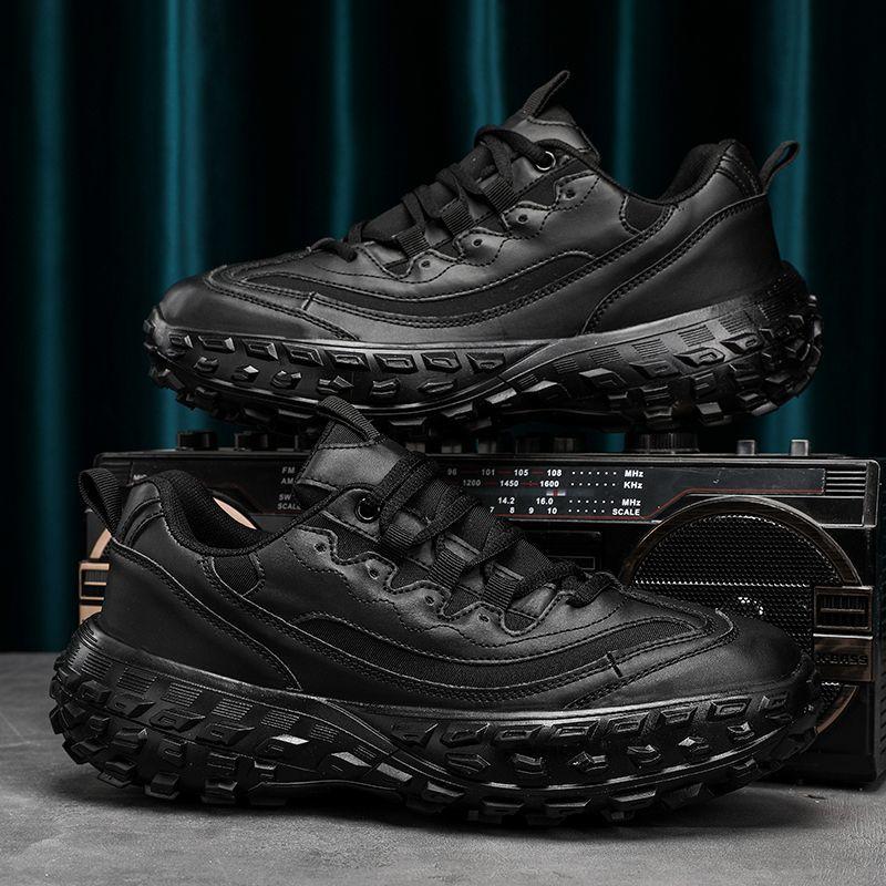 

Fashion Tennis Deals Thick Platform Men s Casual Sneakers Black Comfortable High Quality On Clearance Running Stylish Male Sports Shoes 44