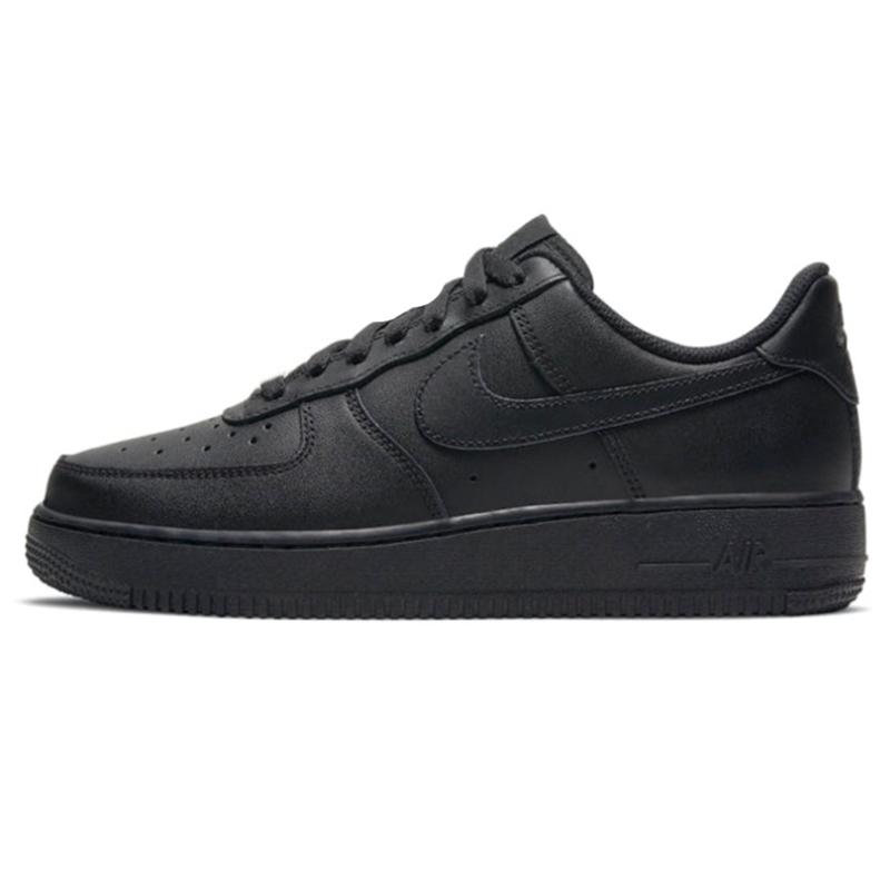 Nike Air Force 1 Black Warrior Minimalist Style Abrasion Resistant Abrasion Resistant Low top Skateboard Shoes Unisex CW2288-001(Team562-)