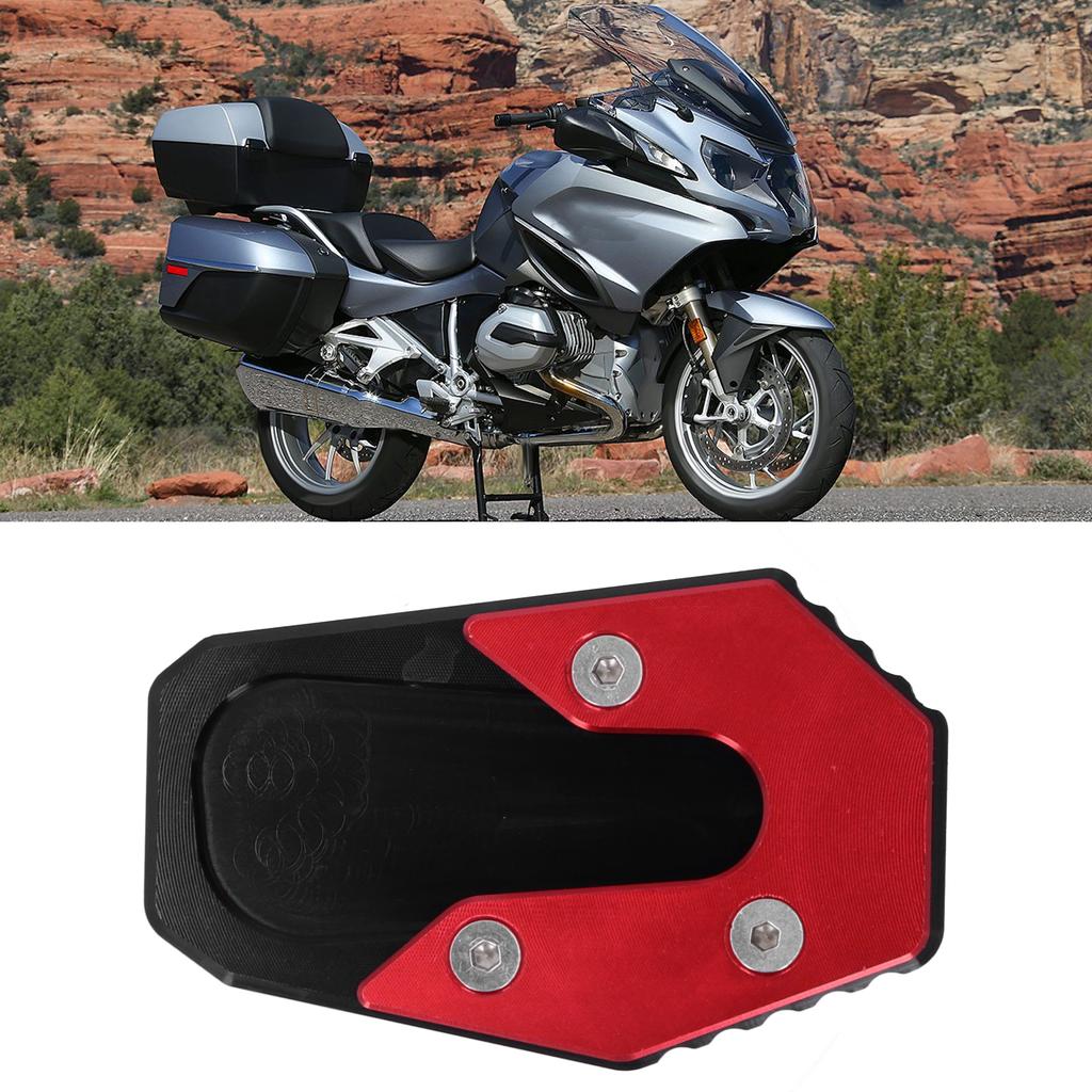 Motorcycle Side Stand Base Extension Enlarger AntiSlip Kickstand Fit for R1200RT 20142018(Black )