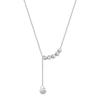 French Cat'S Eye Beads And Beans Fringed Necklace Retractable Clavicle Chain Women'S Light Luxury High-End Exquisite