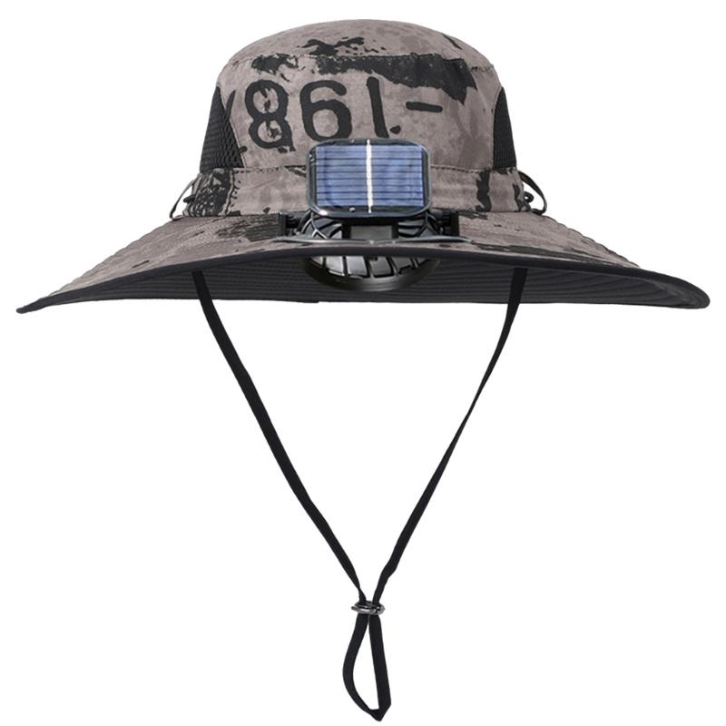 Cooling Solar Charged Fan Hat USB Rechargeable Sunblocking Hat Perfect Accessory for Outdoor Adventures Enthusiasts Gear