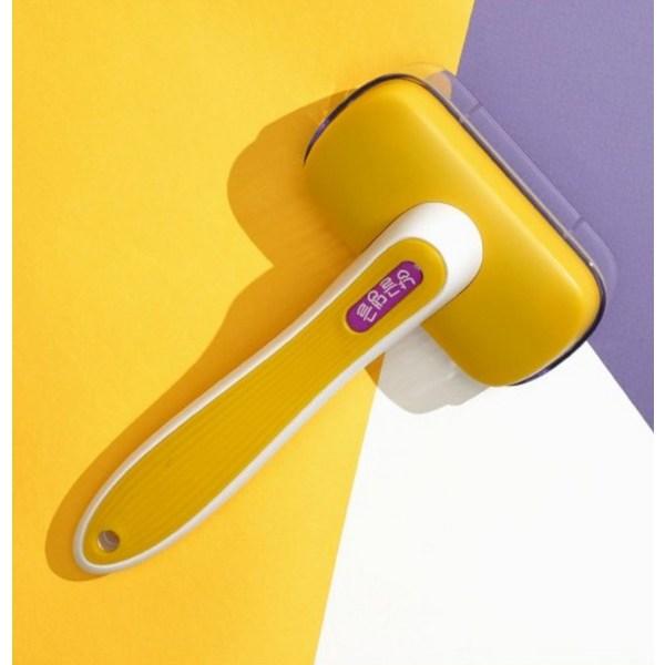 Dangle pet hair removal one-touch brush K04, C type (yellow + purple..., 1 piece), Korean pet shampoo