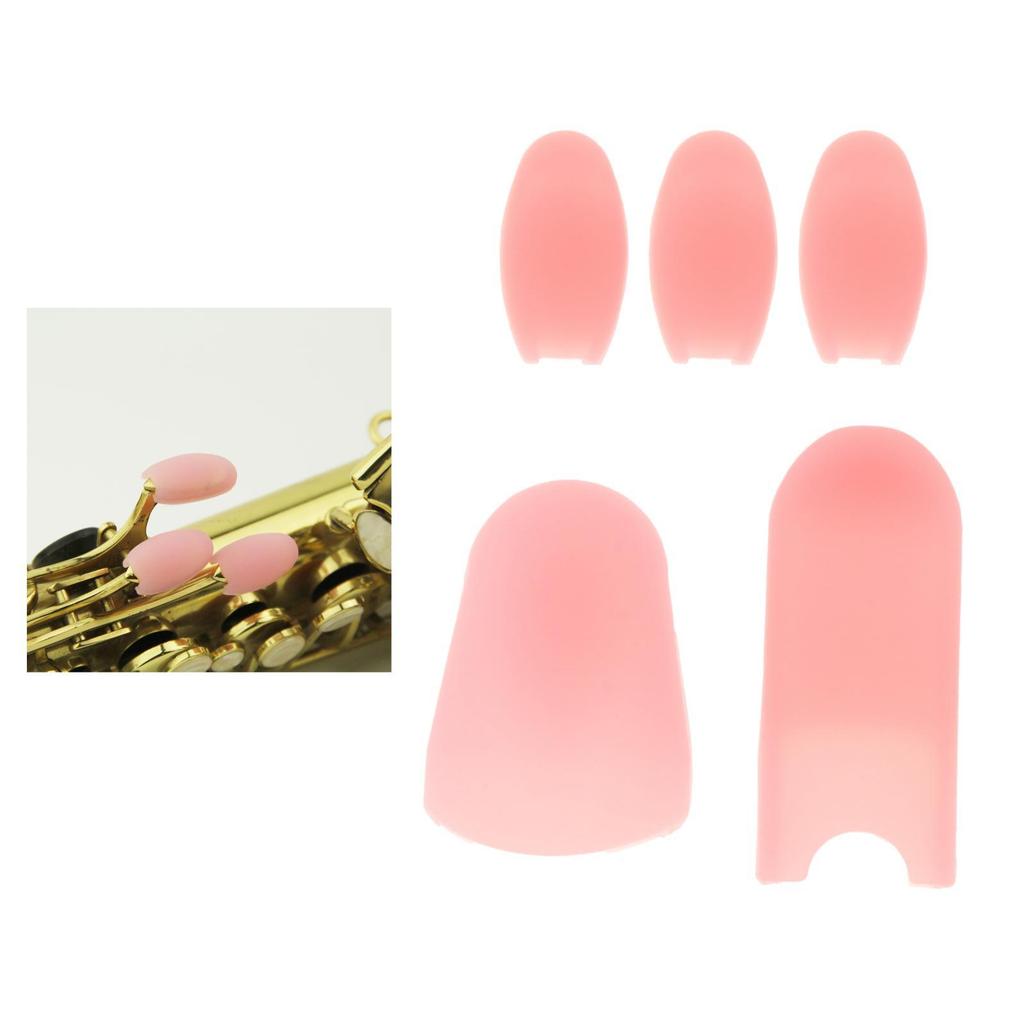 1 Set Saxophone Colored Thumb Rest Cushions Palm Key Pads Parts