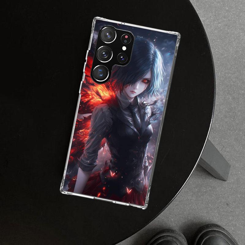 Ghoul Tokyo Touka Kirishima Phone Case Cover for Samsung Galaxy S26 S25 Edge S24 S23 Ultra S22 Plus S21 FE S20 + Art Customized