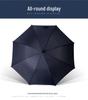 Jieguo Windproof Automatic Golf Umbrella - Large Dual-Use, Sun & Rain Protection for Two, Customizable Print LOGO