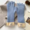 1Pair Women Winter Warm Cycling Riding Outdoor Activities Windproof Thickened Wrist Protection
