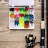 165pcs Fishing Lure with Jig Hooks Artificial Bait Soft Worm Bait Wobbler Silicone Swimbait for Fishing Pike Perch Trout