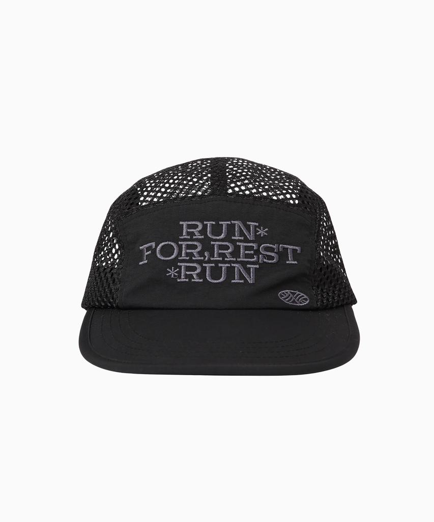 Minasu Run For Rest Run Mesh Camp Cap_Black