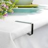 Metal tablecloth clip