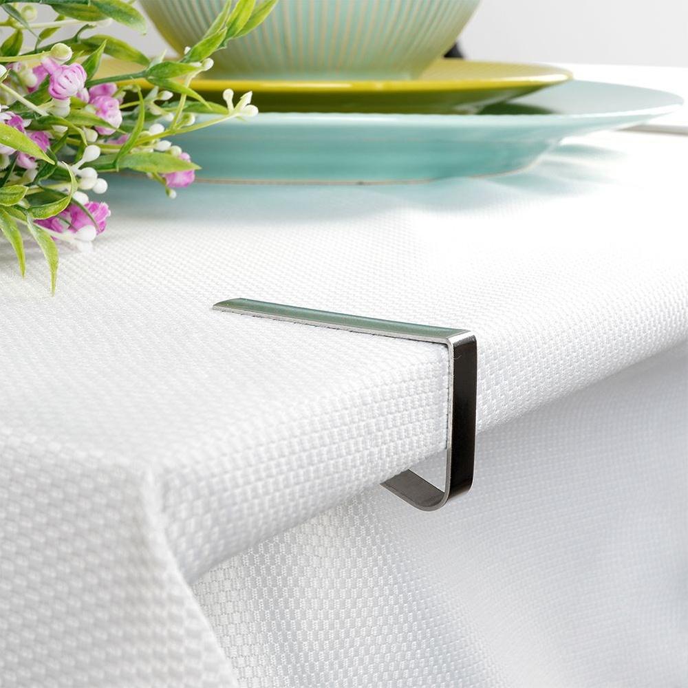 Metal tablecloth clip