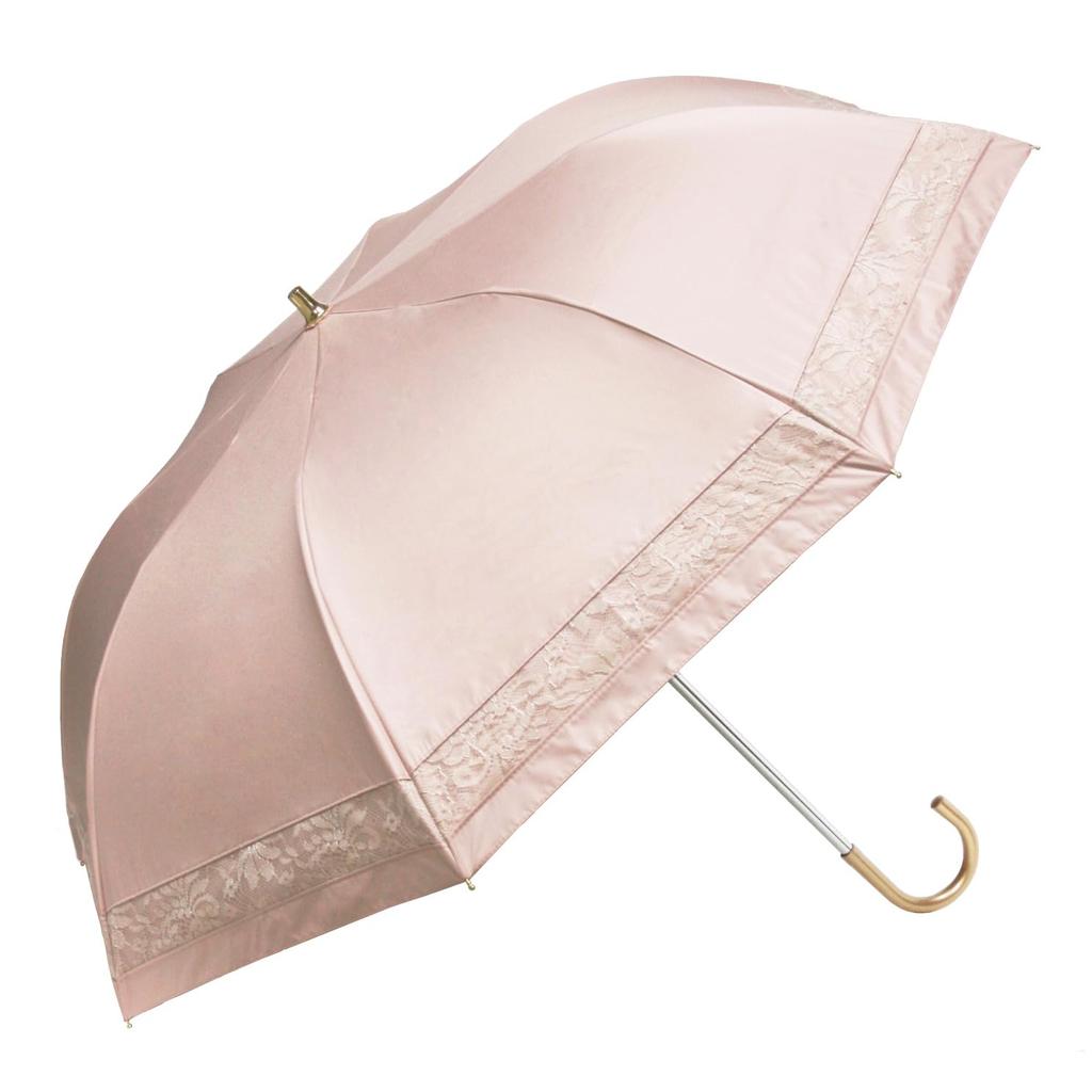 Standard Maximum Sun Folding Umbrella with and 50cm Rib Rose Suitable for Both Sunny and Rainy Easy to Convenient to Floral Lace Beautiful UPF50+