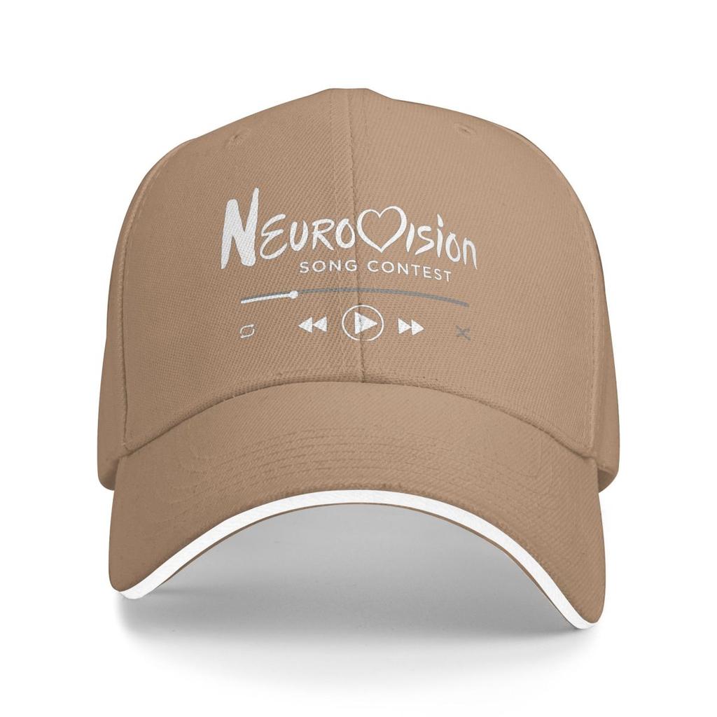 Logo Eurovize Kšiltovky Snapback Baseballové čepice Prodyšné Ležérní Casquette Venkovní Unisex