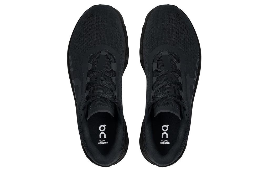 On Cloudmonster Basse tige Cloud Tec® Entraînement Course longue distance Trajet urbain Sprint Chaussures de course Homme Noir 61.99025a