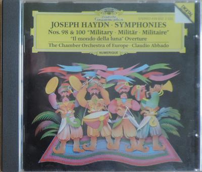 CD ABBADO; CO OF EUROPE - Haydn;Simfoniile nr. 98 și 100 4399322 Deutsche Grammo 1995 Germania Clasică Folosit