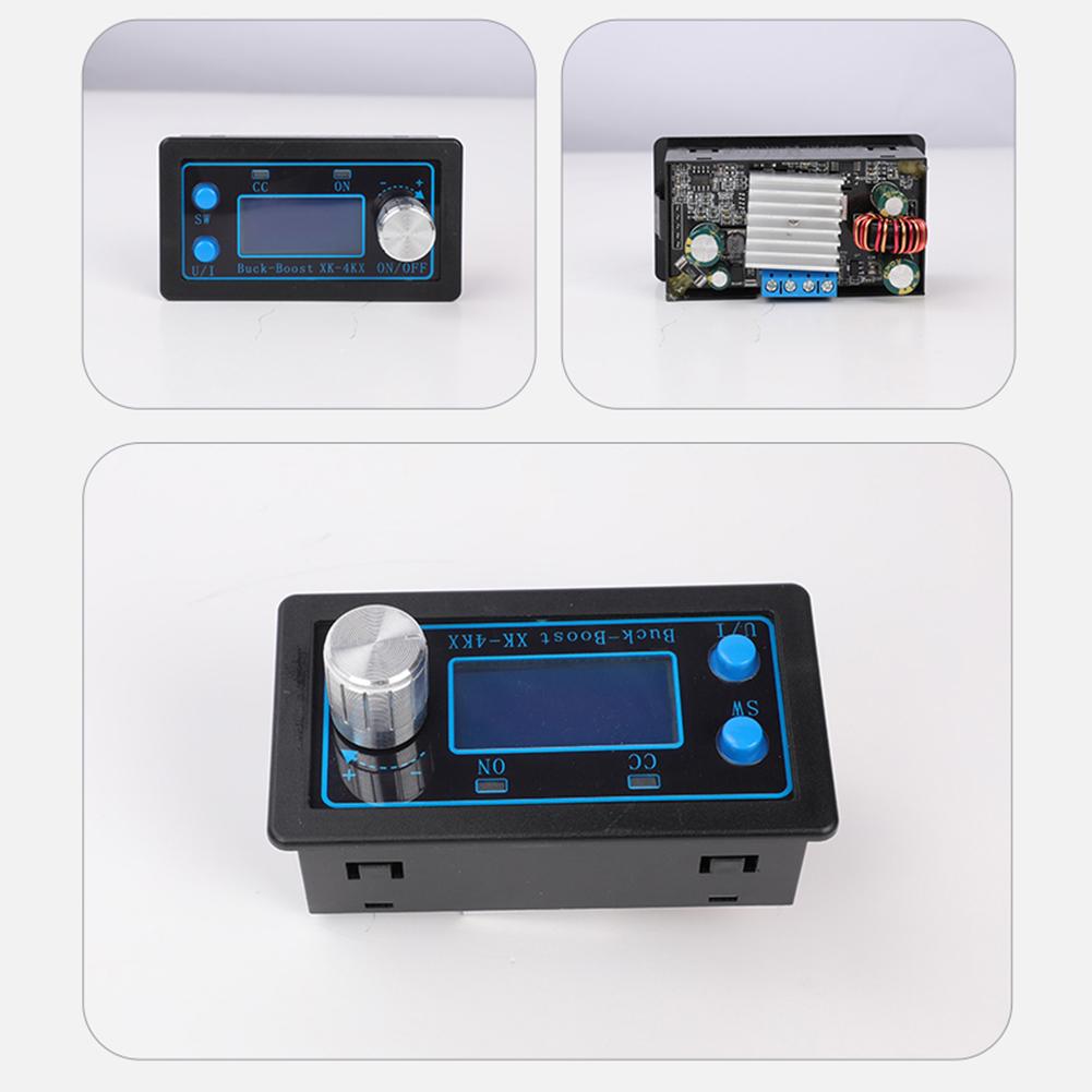 DC DC Buck Boost Converter Power Module CC CV 0.5-30V LCD Display Variable Voltage Regulator DIY Solar Battery Charging Module