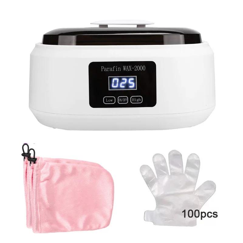 Hands&Feet Mask Warmer Paraffin Wax Bath Heater Machine Moisturizing Hydrating Kit Hand Waxing Spa Smooth&Soft Skin Care