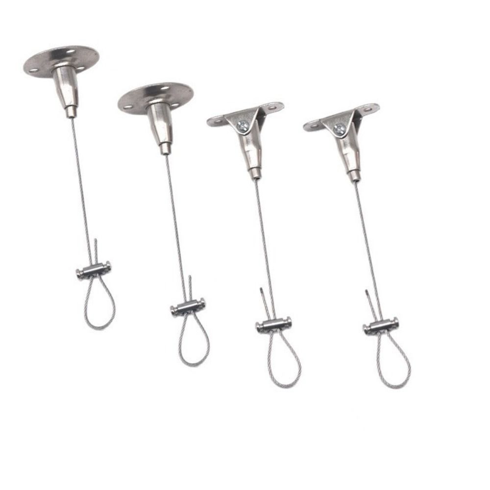 Stainless Steel Wire Ceiling Sign Hanger Wire Adjustable Heavy Duty Ceiling Suspension Rope 0.5/1/2/3m Fixed Hanging