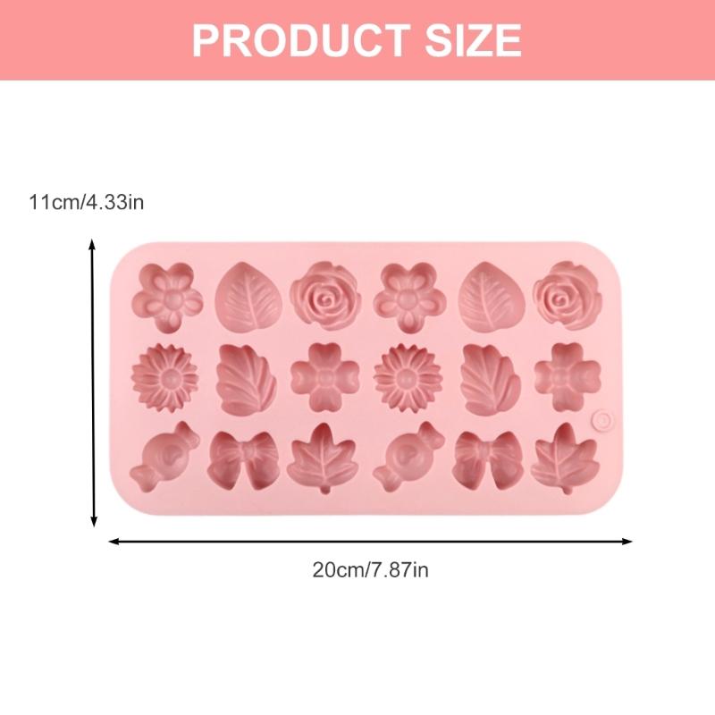 Effective Silicone Baking Molds For Cookie Chocolate Decoration Easy Cleaning Nonstick Design Silicone Cake Decorating Molds