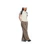 adidas Originals Sporty & Rich Women's Cream Navy 3-Stripes Short Sleeve T-Shirt IN5251