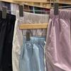 Summer Elastic Drawstring High-Waist Korean Loose Plus Size Casual Harem Carrot Pants