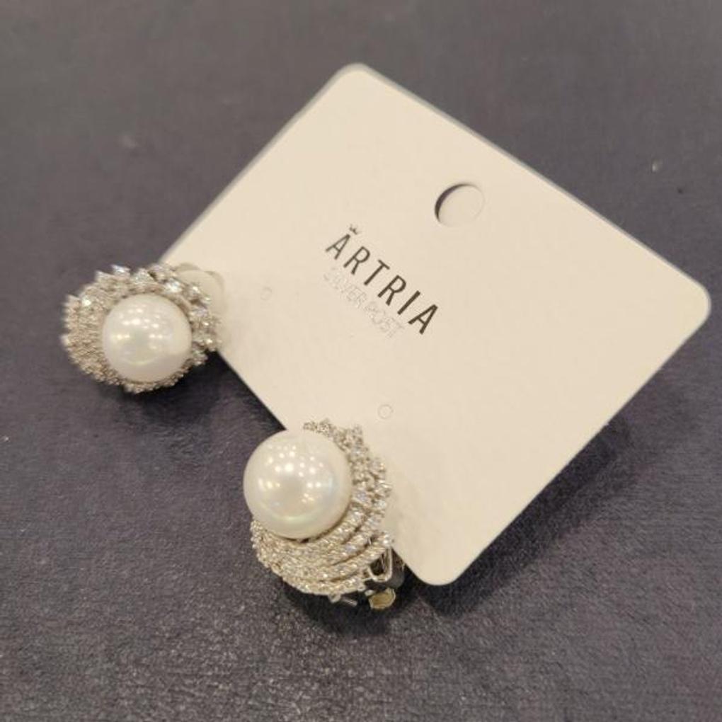 Wedding Pearl E One-Touch Earrings AAAERJJ0003WHF