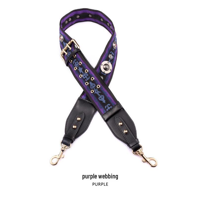 Ma Huang Shi Nastavitelný plátěný ramenní popruh crossbody taška doplněk - Podzimní/zimní kolekce, MHS-F-15