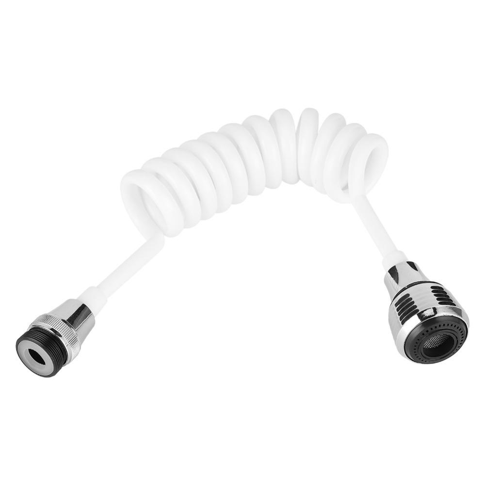 

Stretchable Hose Faucet Extender Foaming Water Retractable Kitchen Faucet 11.8in to 55.1in Flexible Tap Extender