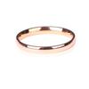 3mm Gold Color Smooth Light Stainless Steel Finger Rings for Women