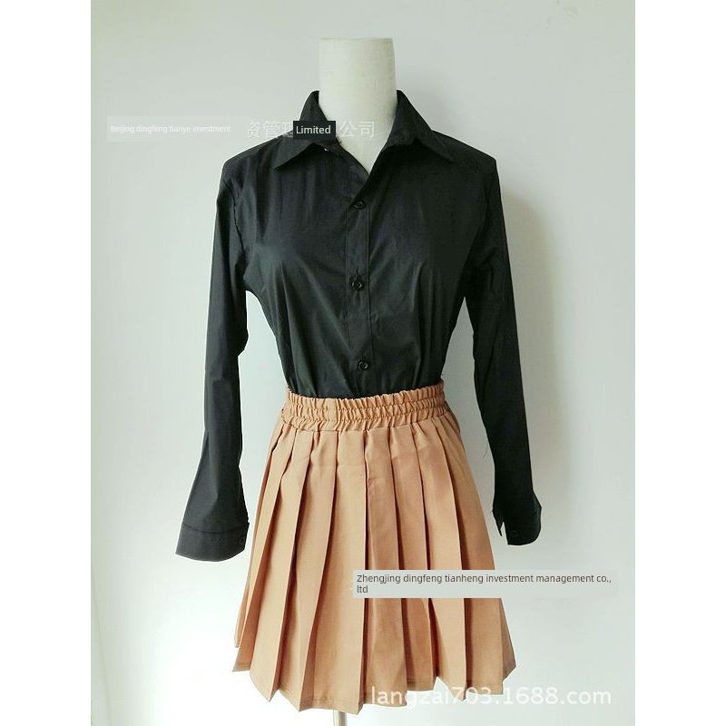 Energetic Maiden Cosplay Costume: Momomiya Nanae Cosplay Uniform Japanese School Uniform Cosplay Women's Outfit