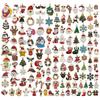 140 Kinds Of Christmas Drips Santa Claus Snowman Snowflake Deer Earrings Bracelet Pendant Diy Jewelry Accessories