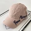 American Side Letter Soft Top Baseball Cap Women's Spring and Summer Wide Brim Sun Hat Street Versatile Cap Men