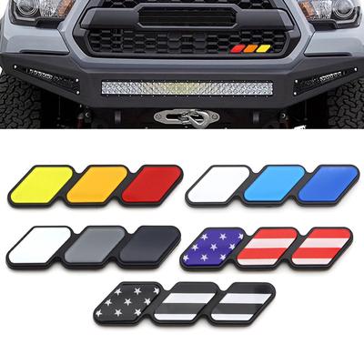 3 Colors Grille Badge Tri Colors Emblem Car Styling Accessories