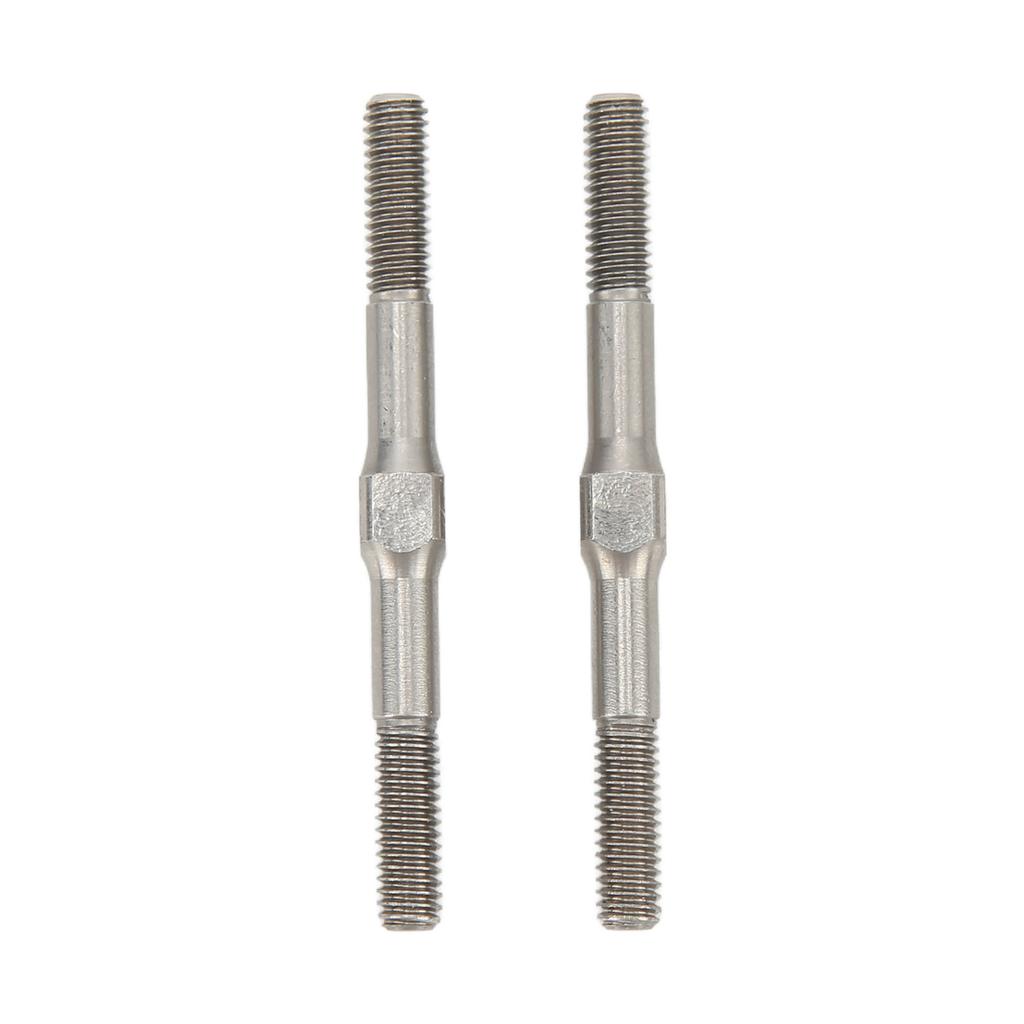2Pcs RC Steel Turnbuckle Wear Resistant RC Turnbuckle Pull Rod for 110 RC Cars 48mm