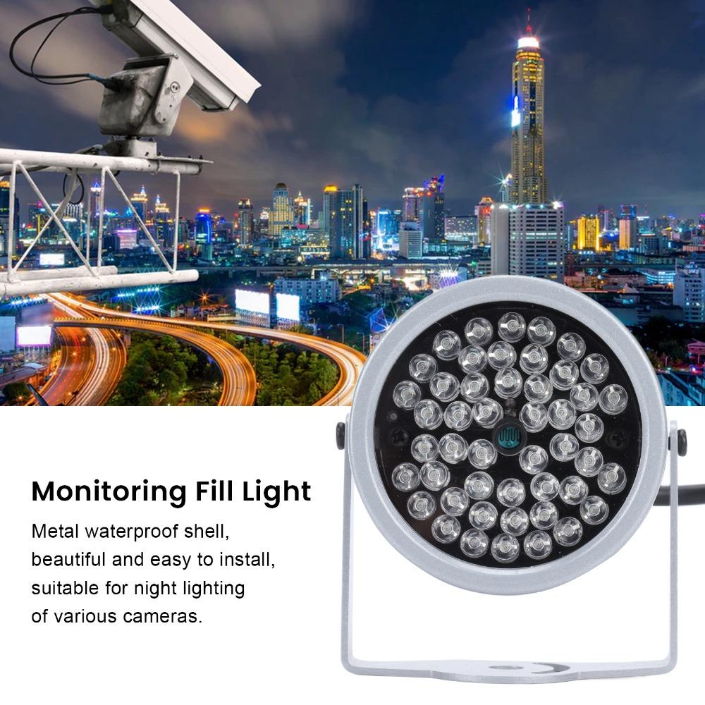 48 LEDs Infrared Lamp Auto Induction Auxiliary Light Surveillance Lamp Camera Monitoring