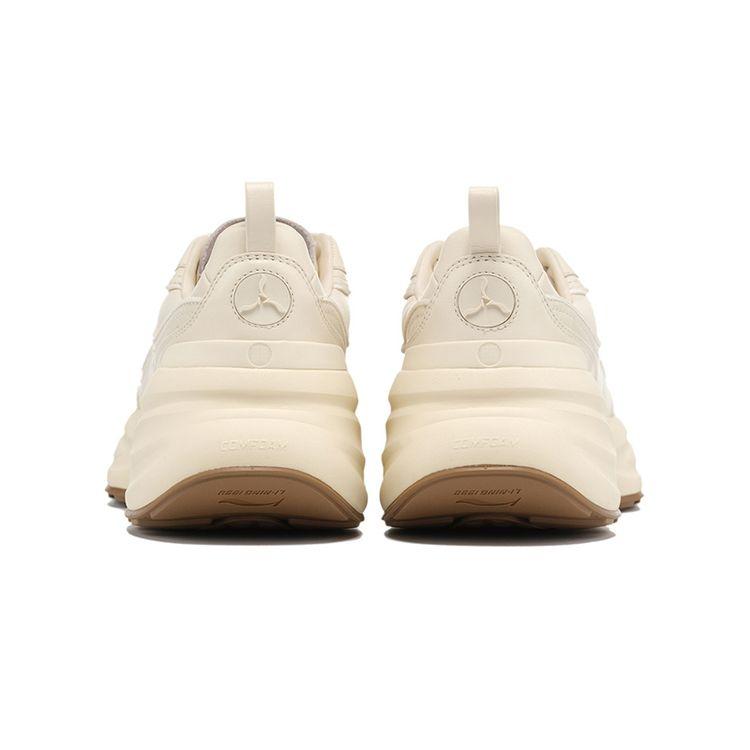 Li-Ning 1990 Yunshang Classic Retro Sports Non-Slip Wear-Resistant Lightweight Low-Top Running Shoes Women Sneaker Off-White ALJT054-2