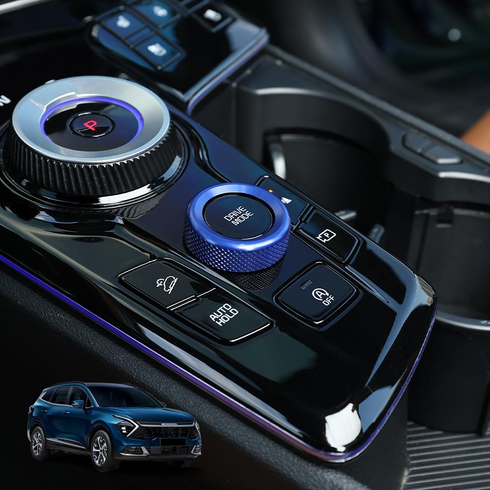 For Kia Sportage NQ5 2023-2025 Car Interior Aluminum Alloy Driving Mode Knob Cover Trim Auto Driving Mode Decoration Accessories