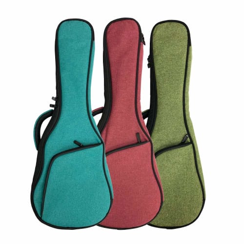 KIWAYA No.32-C/AM Concert Ukulele Soft Case (Durable and Lightweight Aquamarine with Shoulder Strap)