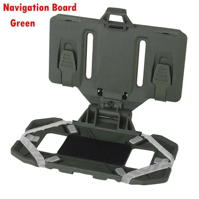 Vest Mobile Phone Rack Tactical Folded Navigation Board Mobile Phone MOLLE Holder Hunting Paintball Chest Bag Map Bag
