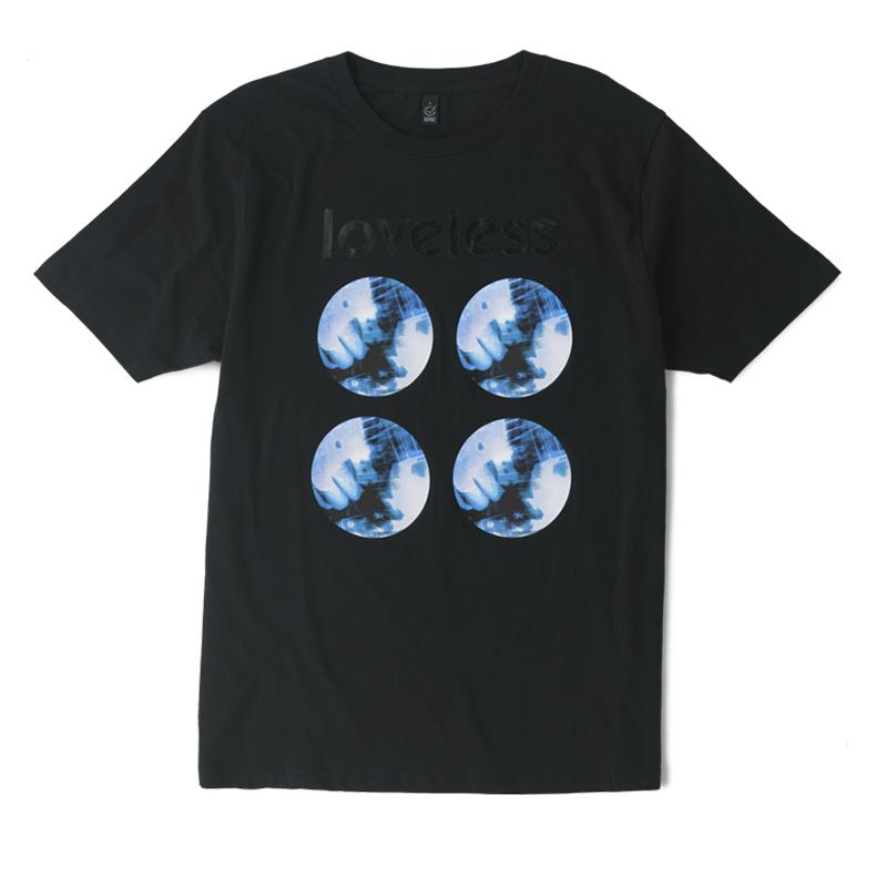 My Bloody Valentine - Loveless 1992 Amerykański Vintage Oversize High Street Vintage Koszulka z Krótkim Rękawem