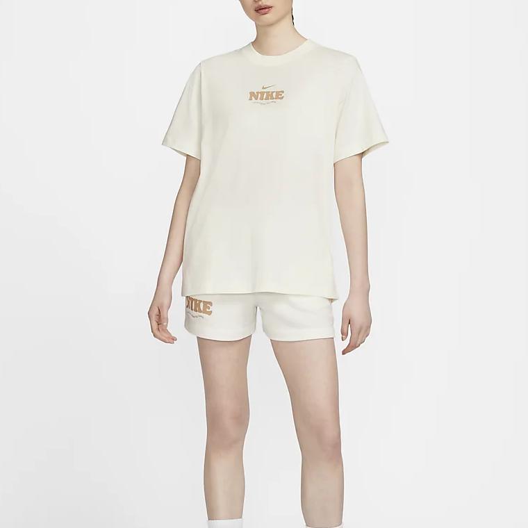 New Nike Sportswear Essentials Women's CrewNeck T-Shirt White HF6180-133