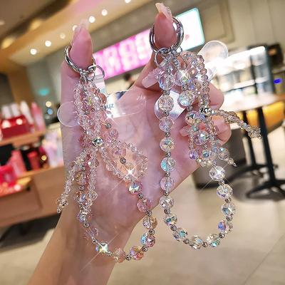 Butik, Kristal Telefon Zinciri, Ins Tarzı, Lüks, Bayanlar, Bilek Kolyesi, Kısa Stil, Telefon Kılıfı Kolyesi, Boncuklu Zincir